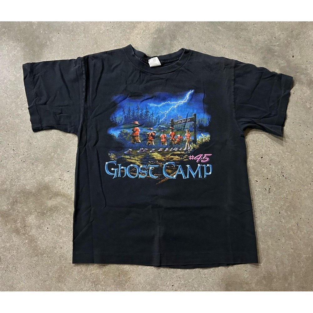 Goosebumps Ghost Camp Be All That You Can't See Shirt Youth XL Single Stitch 90s